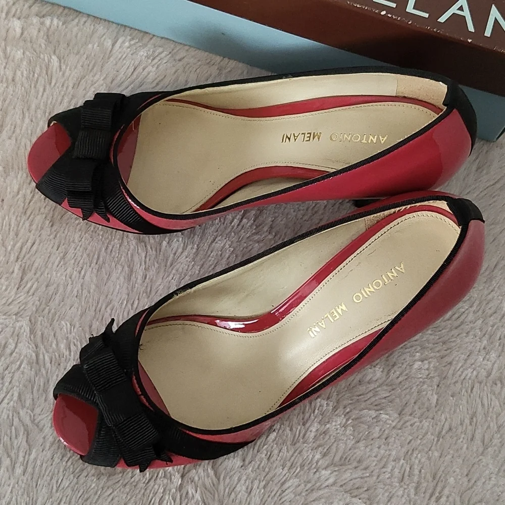 Antonio Melani Darling Confetti Pat Size 7 1/2
